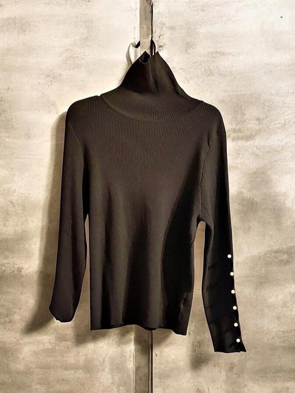 Black Turtleneck Sweater